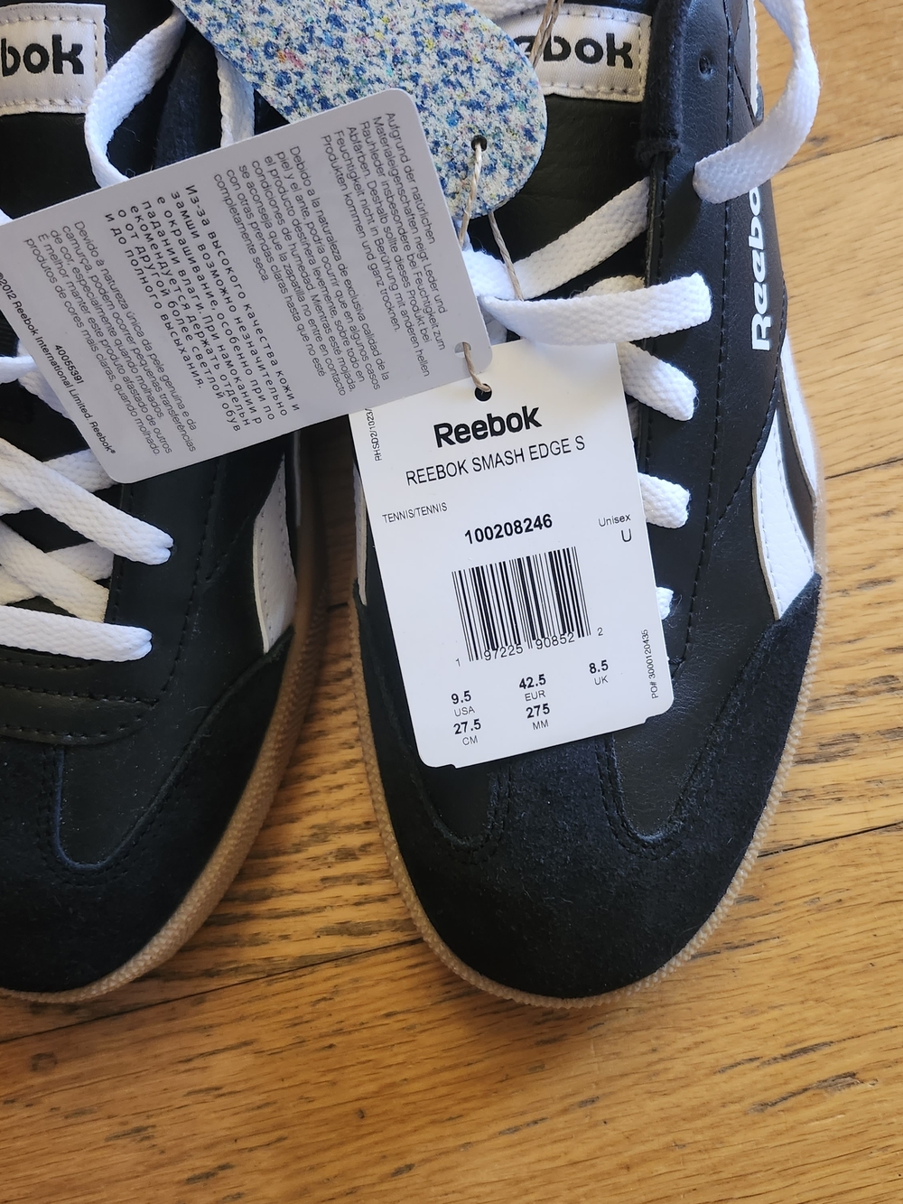 Reebok Smash Edge Shoes NWT Sz 9.5 - Picture 5 of 6